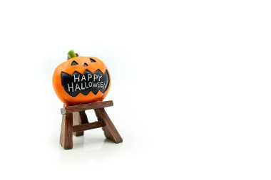 Minyatür insanlar: çocuklar için kavramını kullanarak Halloween karakterler süslemeleri ile parti Cadılar Bayramı tatil kavramı.