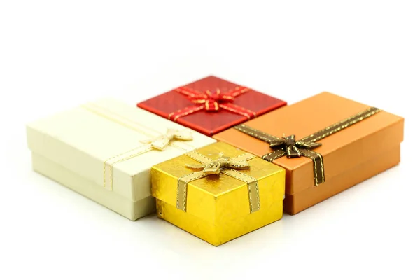 Christmas Gift Box Using Concept Holiday Greeting Card — Stock Photo, Image