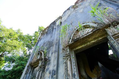 Wat Wang Wiwekaram, Sangklaburi, Kanchanaburi, Tayland, sualtı eski Budist Tapınağı