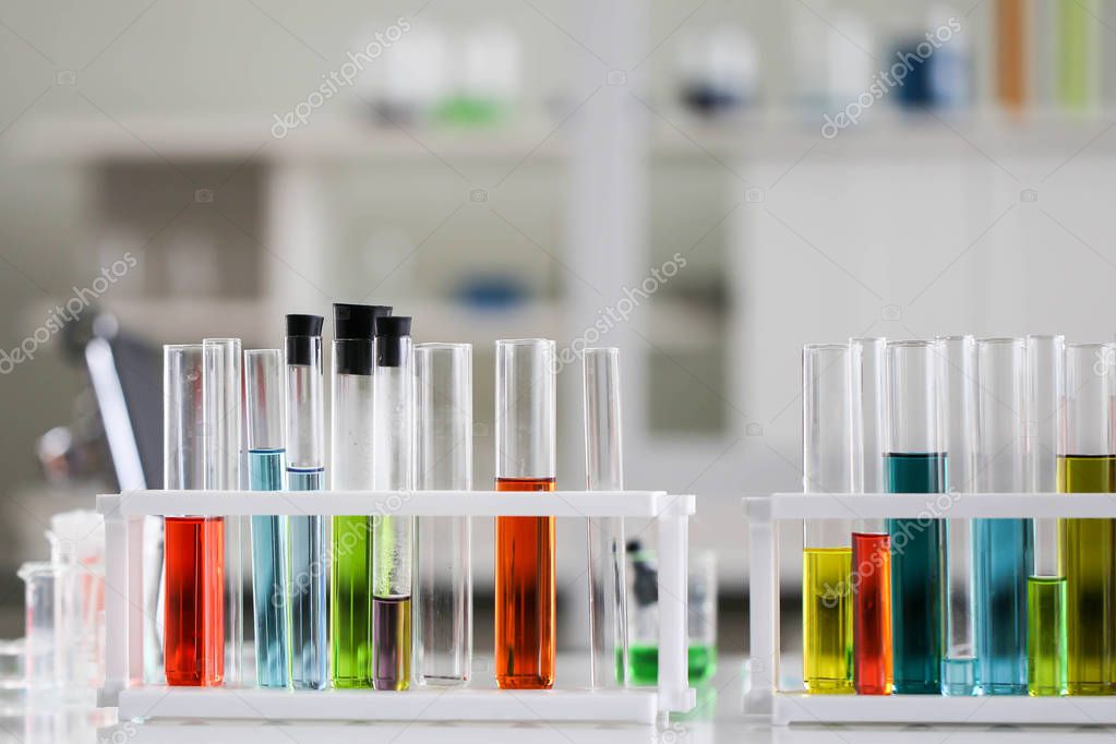 Set of Chemical tube development and pharmacy in laboratory,biochemistry and research technology concept.
