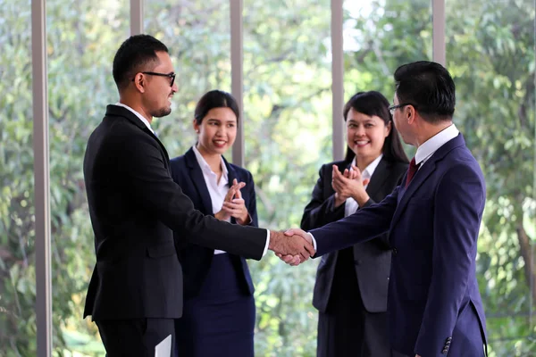 Business People Meeting Communication Discussion Working Office Meeting Corporate Success — Fotografia de Stock