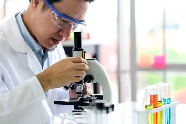 Conjunto Desarrollo Tubos Químicos Farmacia Concepto Laboratorio Bioquímica Tecnología Investigación — Foto de Stock