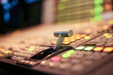 Şalter düğmeleri Studio Tv İstasyonu, ses ve Video üretim şalter, televizyon yayını