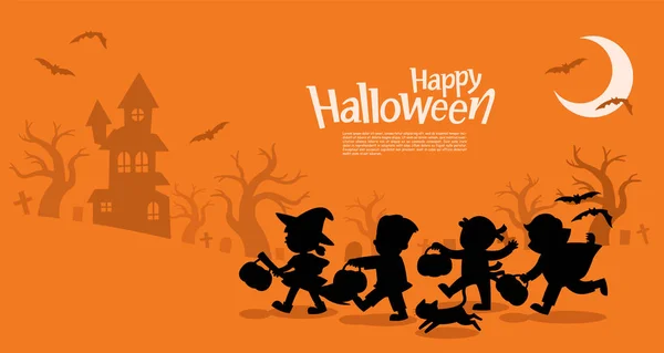 Cadılar Bayramınız Kutlu Olsun. Çocuk Halloween fantezi elbise içinde hile ya da Treating gitmek için giyinmiş