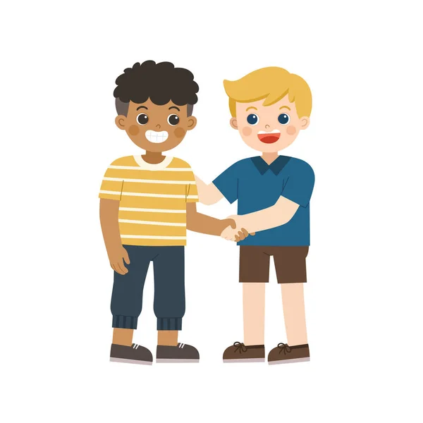 Kids shaking hands Vector Art Stock Images | Depositphotos Kids shaking hands Vector Art Stock Images | Depositphotos