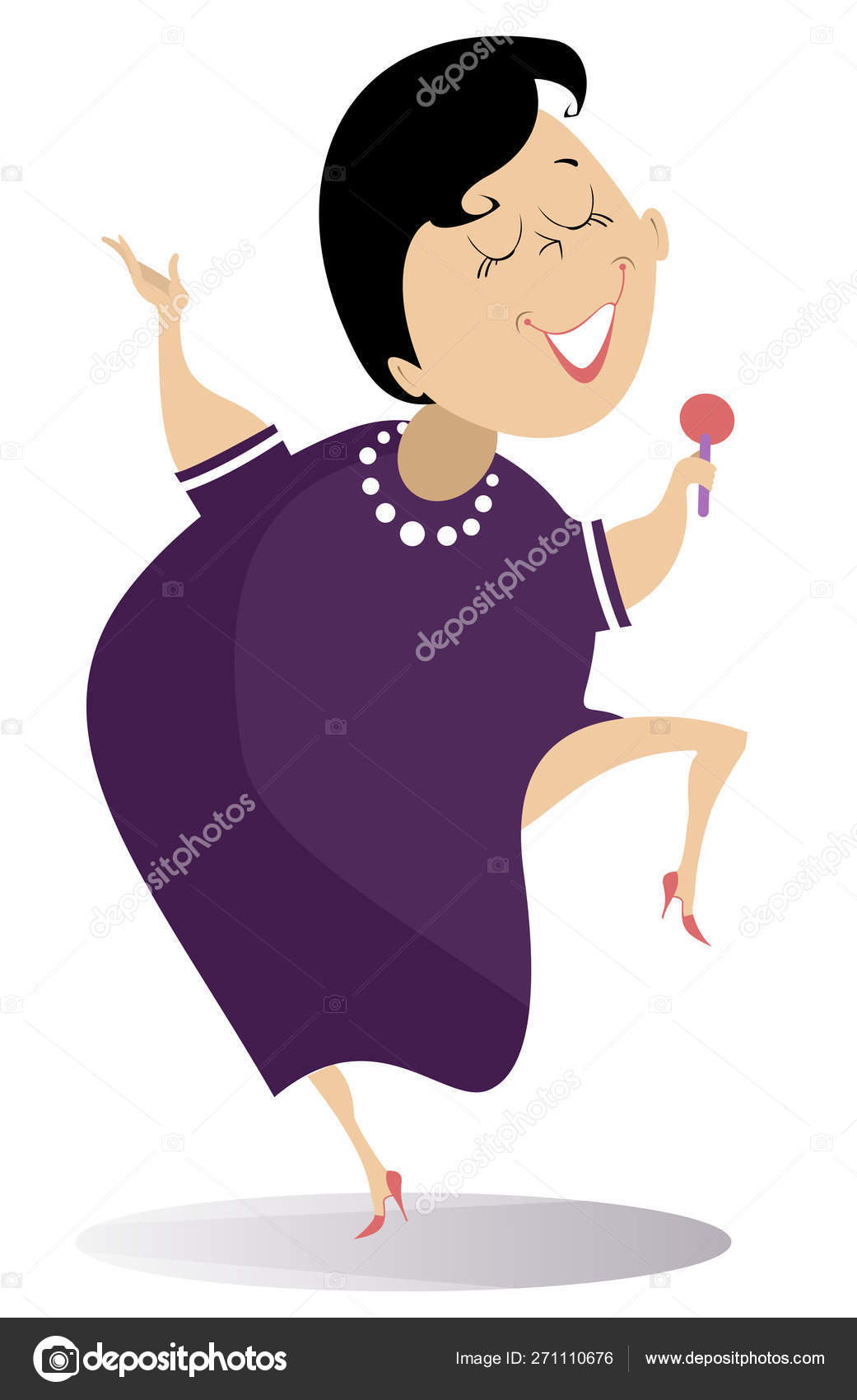Romantic Singer Woman Isolated Illustration Cartoon Woman Microphone Sings Song Stock Vector Image by ©sotosy #271110676 Romantic Singer Woman Isolated Illustration Cartoon Woman Microphone Sings Song Stock Vector Image by ©sotosy #271110676