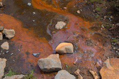 İzlanda 'da sıcak noktalar ve kaynayan sülfür kaynakları