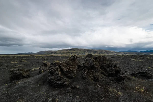 Τυπικό Τοπίο Στη Νότια Ισλανδία Ευρώπη — Φωτογραφία Αρχείου