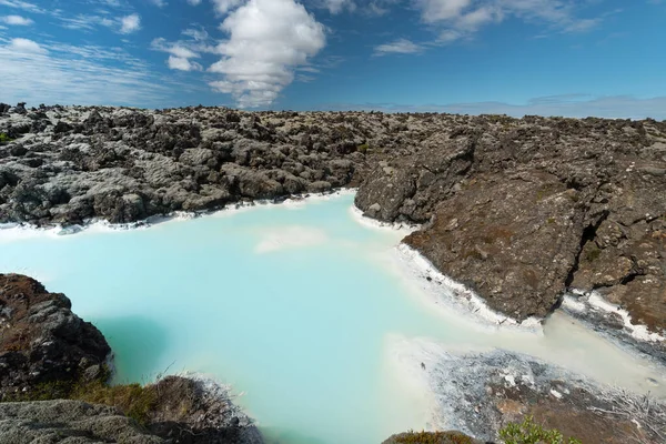 Modrá Laguna Grindavíku Island Evropa — Stock fotografie