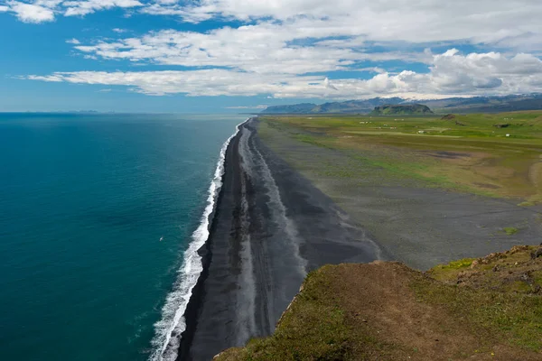 Černá Pláž Jižním Islandu — Stock fotografie