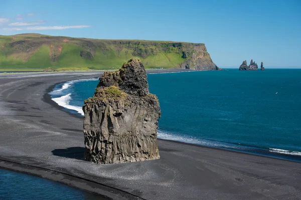 Чорний Пляж Півдні Ісландії — стокове фото
