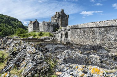 Batı İskoçya 'daki Eilean Donan Kalesi
