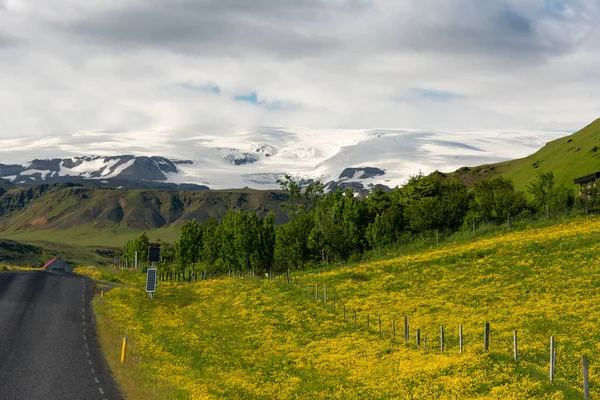 Uitzicht Het Zuiden Van Ijsland Nationale Weg — Stockfoto