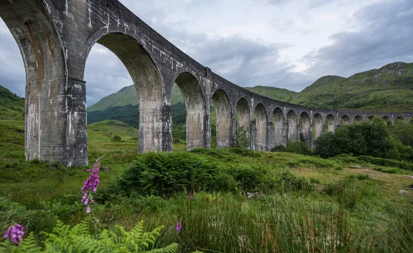 Viaducto Glenfinnan Noroeste Escocia — Foto de Stock