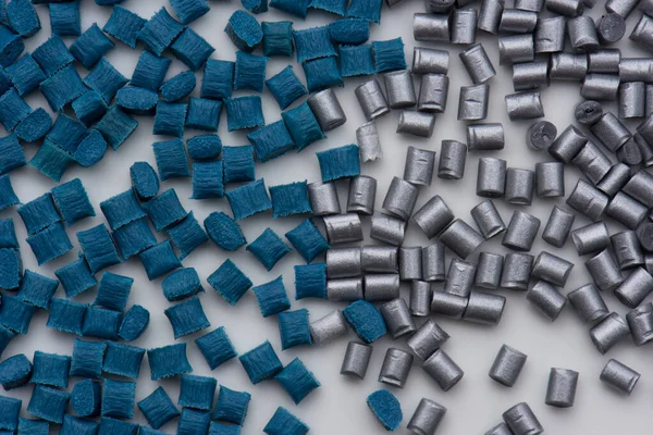 Navy Blue Turquoise Plastic Polymer Resin Compound Glass Fibre — 스톡 사진