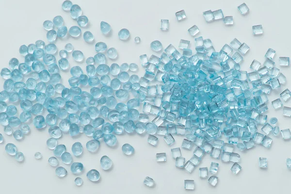Compuesto Resina Plástica Polímero Azul Marino Turquesa Con Fibra Vidrio — Foto de Stock