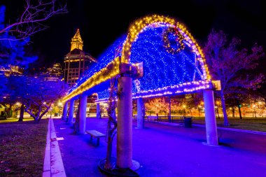 Şehir Boston uykuya iken bu güzel kış görüntü akşam çekildi.