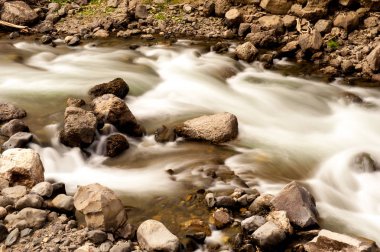 Bu görüntü bozulmamış ve saf buzul su, buzul Milli Parkı Montana tarafından çekildi