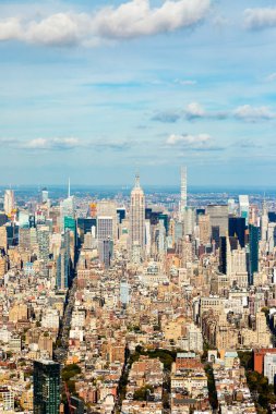 Manhattan'ın bir havadan görünümü