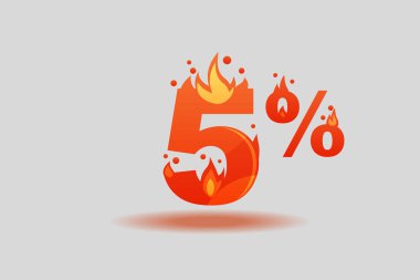 %5 indirimli sayıların yanıyor