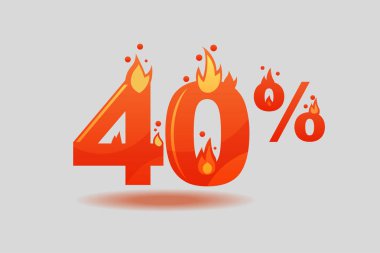 yüzde 40 indirim, numaraları yanıyor
