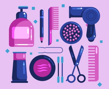 Yüz ve saç için kozmetik seti