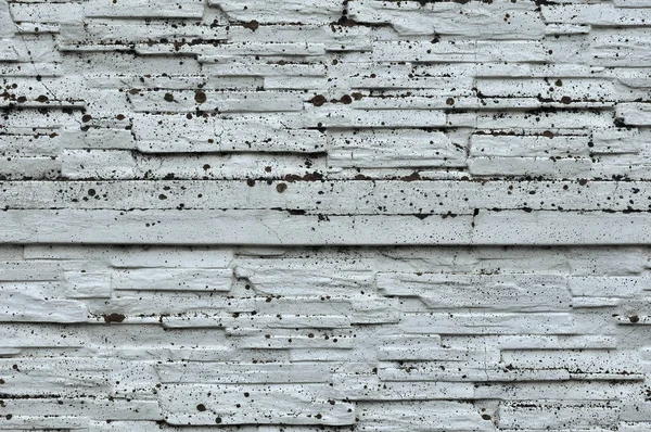 White Rustic Texture. Retro Whitewashed Old Brick Wall Surface. Vintage Structure. Grungy Shabby Uneven Painted Plaster. Whiten Facade Background. Design Element. Abstract Light White Web Banner