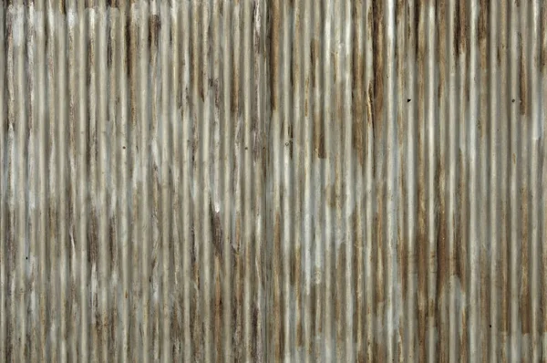 Binanın eski kırmızı metal çatı, metal, closeup doku veya arka plan hasar bir sürü