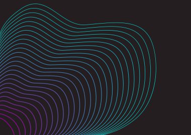 Minimalist tarzı ince çizgiler, arka plan. En az vektör tasarımı ve karışım araçları ile parlak gradyan etkisi.