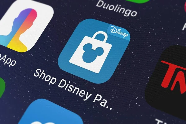 London Verenigd Koninkrijk September 2018 Screenshot Van Disney Mobiele App — Stockfoto