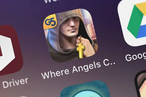 London United Kingdom September 2018 Screenshot Mobile App Angels Cry — Stock Photo, Image