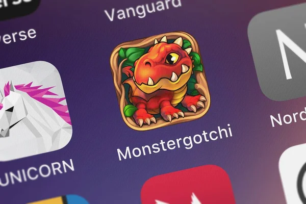 Londra Regno Unito Settembre 2018 App Mobile Monstergotchi Fdg Mobile — Foto Stock