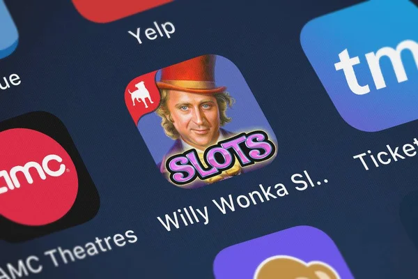 London Egyesült Királyság 2018 Szeptember Screenshot Willy Wonka Bővítőhely Vegas — Stock Fotó