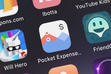 London, Büyük Britanya - 30 Eylül 2018: Screenshot-in hareket eden app cep gider Lite Appxy üzerinden.
