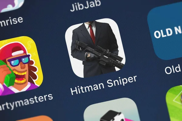 London Vereinigtes Königreich September 2018 Nahaufnahme Der Hitman Sniper Ikone — Stockfoto