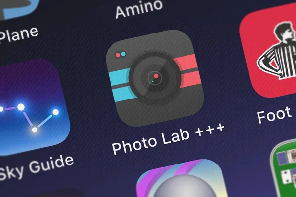 Лондон Великобритания Сентября 2018 Года Мобильное Приложение Photo Lab App — стоковое фото
