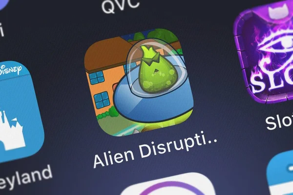 Londra Regno Unito Settembre 2018 Screenshot Dell App Mobile Alien — Foto Stock
