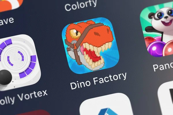 Londres Royaume Uni Septembre 2018 Application Mobile Dino Factory Bibi — Photo