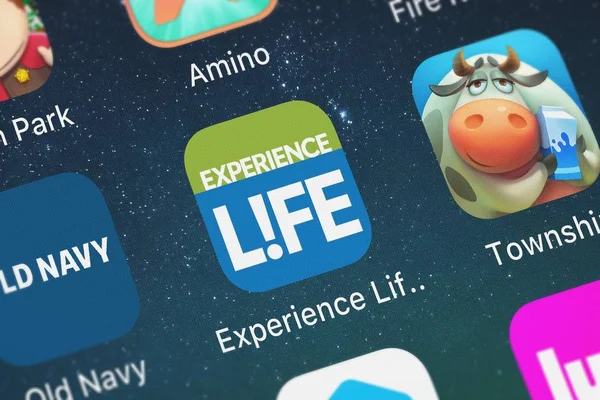 London Verenigd Koninkrijk September 2018 Ervaring Life Magazine Mobiele App — Stockfoto