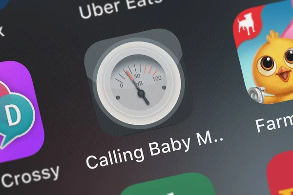 Londres Reino Unido Septiembre 2018 Aplicación Móvil Calling Baby Monitor — Foto de Stock