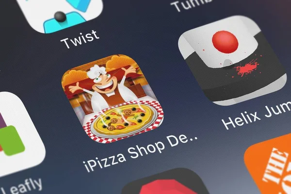 London Wielka Brytania Września 2018 Bliska Strzał Ipizza Shop Deluxe — Zdjęcie stockowe