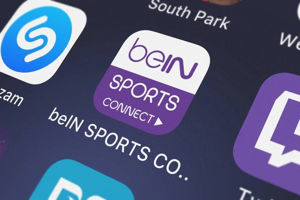 Londres Reino Unido Septiembre 2018 Primer Plano Bein Media Group — Foto de Stock