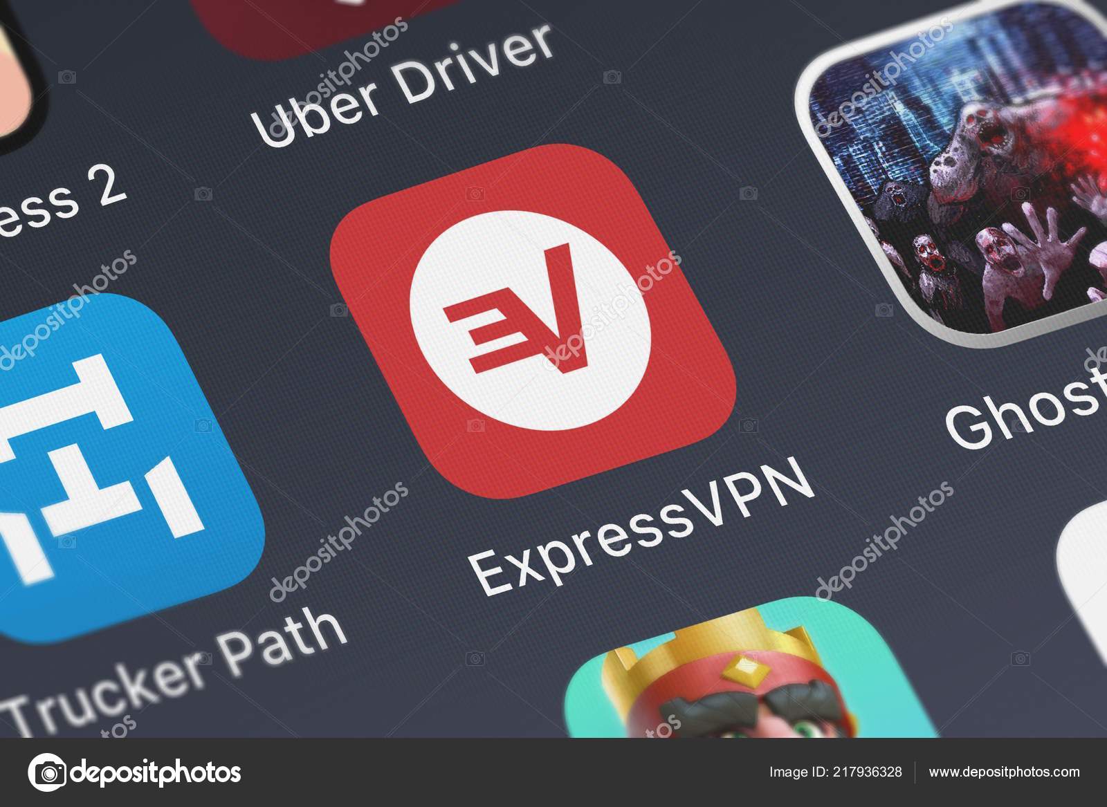 Londres Reino Unido Septiembre 2018 Primer Plano Expressvpn Icono Vpn