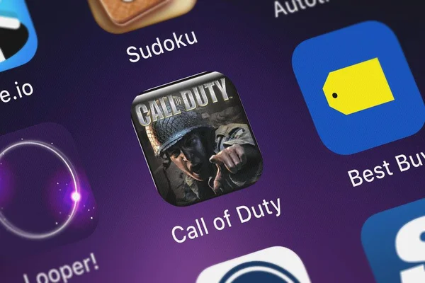 London Verenigd Koninkrijk Oktober 2018 Screenshot Van Call Duty Mobiele — Stockfoto