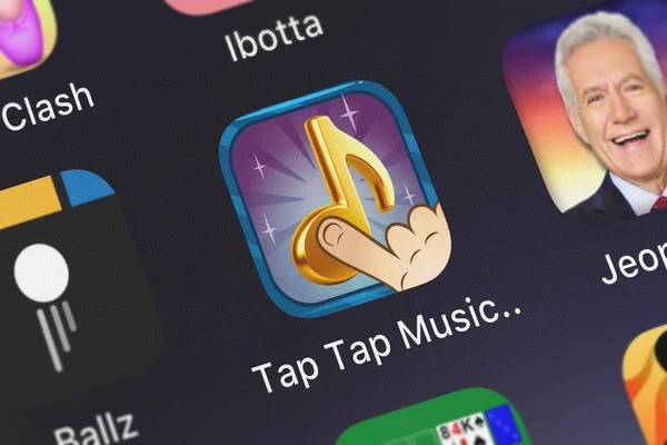 Londýn Velká Británie Září 2018 Screenshot Mobilní Aplikace Tap Tap — Stock fotografie