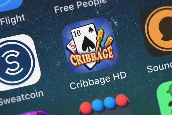 Лондон Великобритания Сентября 2018 Года Закрытие Значка Cribbage Wildcard Inc — стоковое фото