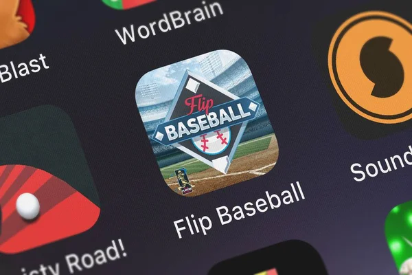 Londres Reino Unido Octubre 2018 Primer Plano Del Flip Baseball — Foto de Stock