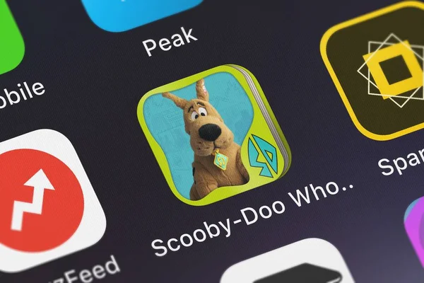 London Verenigd Koninkrijk Oktober 2018 Screenshot Van Mobiele App Scooby — Stockfoto