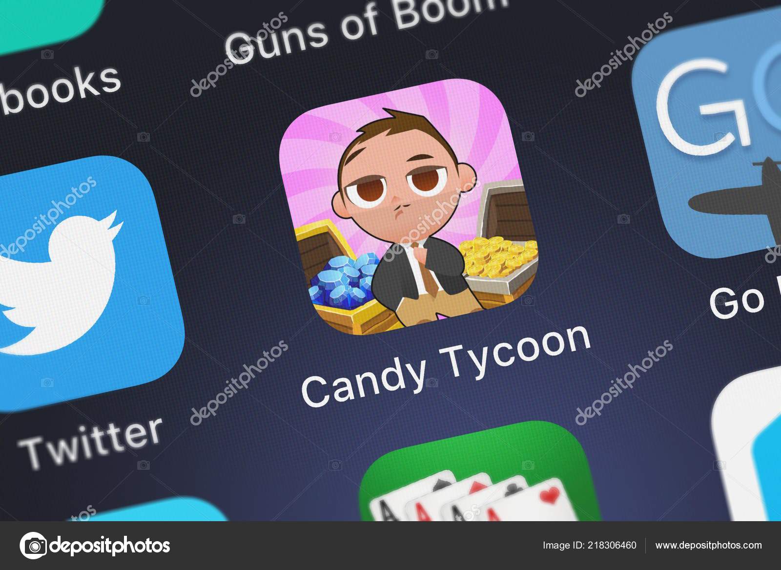 London United Kingdom October 2018 Candy Tycoon Mobile App Corey