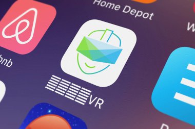 London, Büyük Britanya - 02 Ekim 2018: yakın çekim shot Vr mobil App Tencent teknolojisi (Beijing) Limited şirketi. 